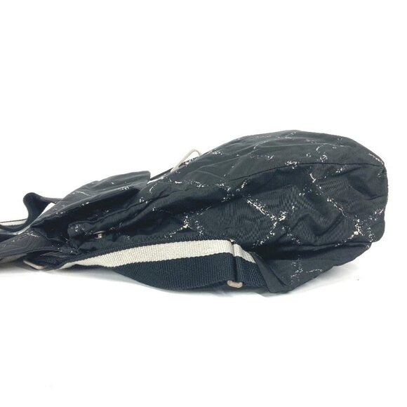 CHANEL Old travel line backpack bag Backpack Nylon Black - Picture 4 of 16